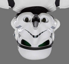 Reversed Stormtrooper head from Star Wars - Stormtrooper, Star Wars, Illusion