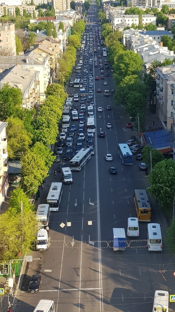 Why are there traffic jams in Voronezh? - Voronezh, Traffic jams, Bus