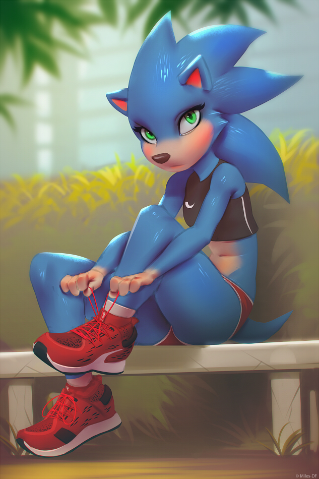 Respite - Furry, Anthro, Art, Sonic the hedgehog, Miles-Df, Rule 63, Furry edge