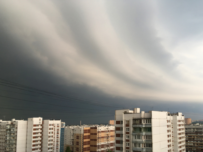 Today in Zelenograd - My, Zelenograd, Thunderstorm, Element, Longpost