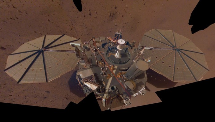 InSight dust selfie - Space, Dust, Mars, Selfie, Insight, NASA