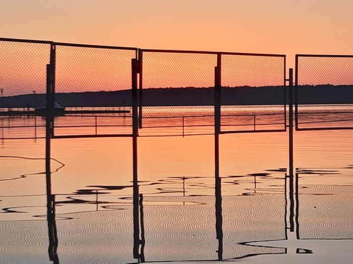 Water and sun - Sunset, Mytischi, The photo