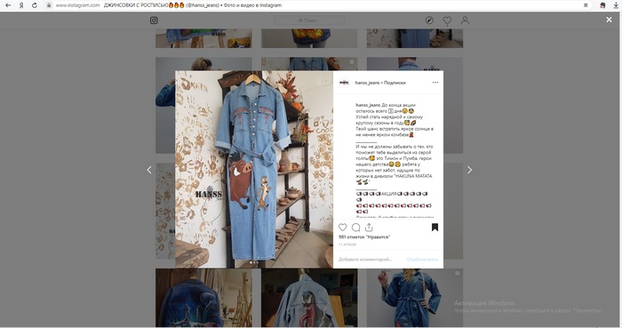 Beautiful instagram with ugly attitude - My, Painting on fabric, Drawing, Charlatans, Instagram, Overalls, , Longpost