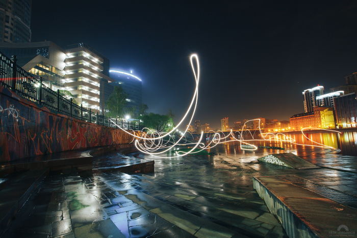 Ночной Екатеринбург. Екатеринбург, Ночная съемка, Длинная выдержка, Фотография, Длиннопост