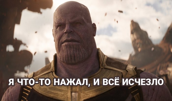 And so every time - Thanos, Thanos Click, Avengers