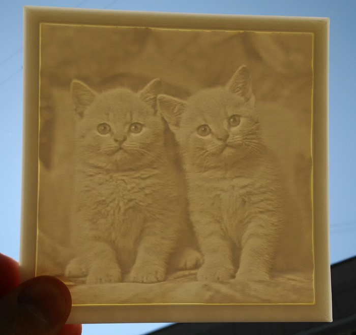   3dpechatoff, Lithophanic, , 
