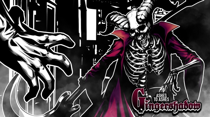 Gingershadow: Ashes to Ashes - My, Owleron, Gingershadow, Art, Visual novel, Death, Noir, Gothic, Fantasy