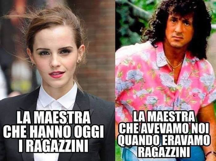 It used to be better! Or? - Humor, Sylvester Stallone, Italian language, Emma Watson