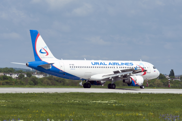 Spotting in Mineralnye Vody. Part 3 - Ural Airlines, Longpost, Airbus, Airplane, , Sukhoi Superjet 100, Aviation, Smartavia, S7 AirSpace Corporation, My