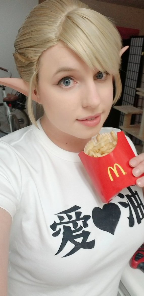 An elf can't diet. - Cosplay, Anime, Longpost, Bbw, Elf-San wa yaserarenai, Fullness