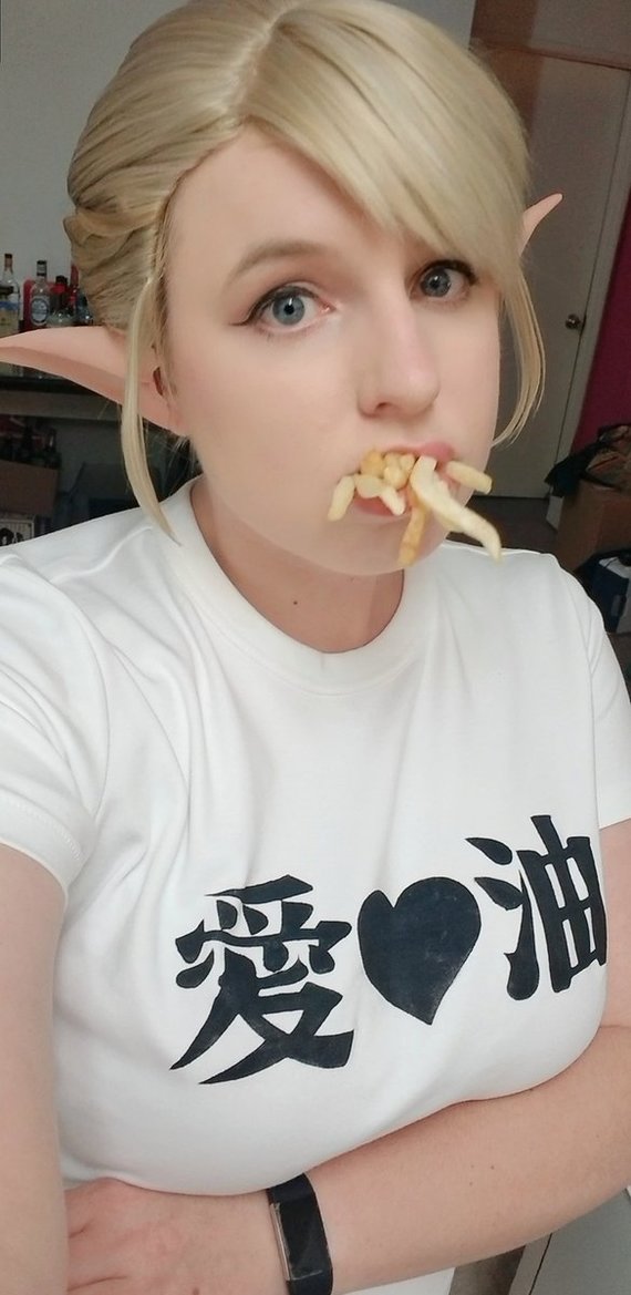 An elf can't diet. - Cosplay, Anime, Longpost, Bbw, Elf-San wa yaserarenai, Fullness