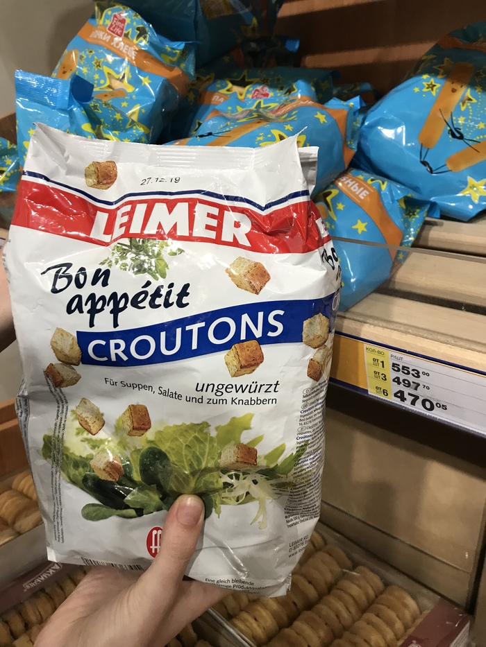 A toast can't cost $8, but a crouton can - Rave, Croutons, My