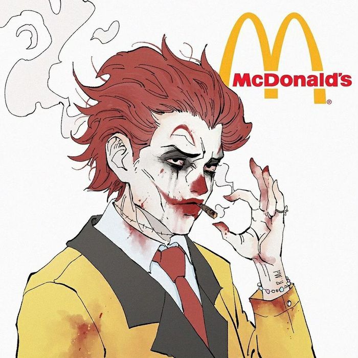 If fast food commercials were supervillains - McDonald's, Longpost, Art, Supervillains, Fast food, Burger King, KFC