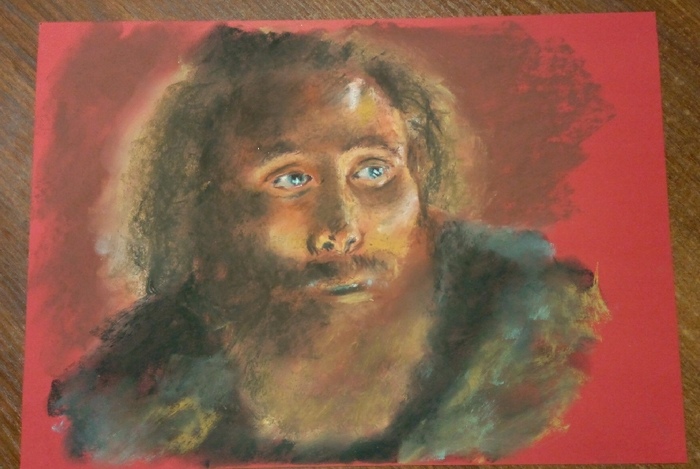 Tormund - My, Tormund, Game of Thrones, Dry pastel, Portrait by photo, Art, Beginner artist