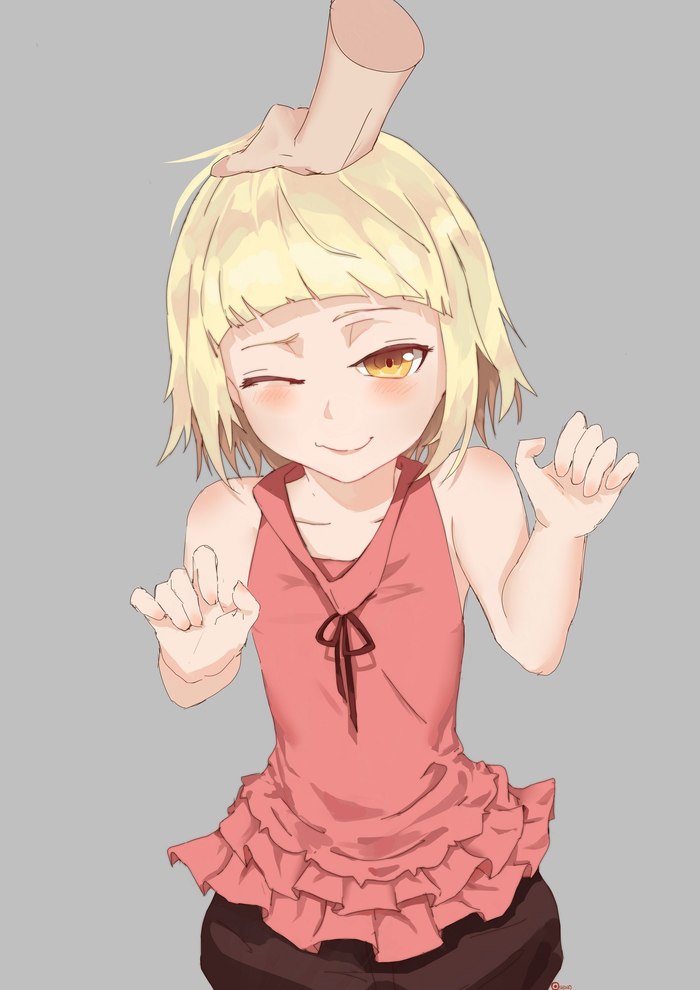 Who's the good girl here? - Anime, Anime art, Monogatari series, Kiss-Shot Acerola-orion Heart-under-blade