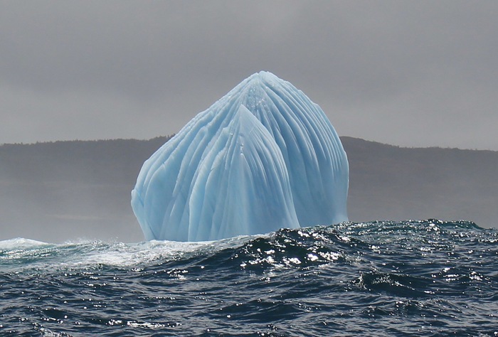 An iceberg of a bizarre shape. - Iceberg, Canada, Newfoundland, Drift
