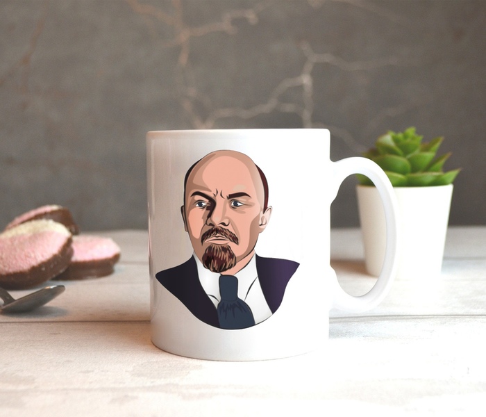 If you stir - stir quietly! - My, Кружки, Sublimation, Lenin