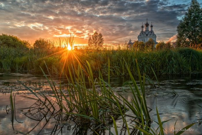 Summer sunset in Taininsky - My, , Moscow region, The photo, Landscape