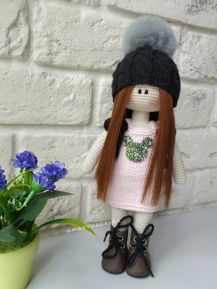 Chrysalis - My, Knitting, Doll, Video, Longpost