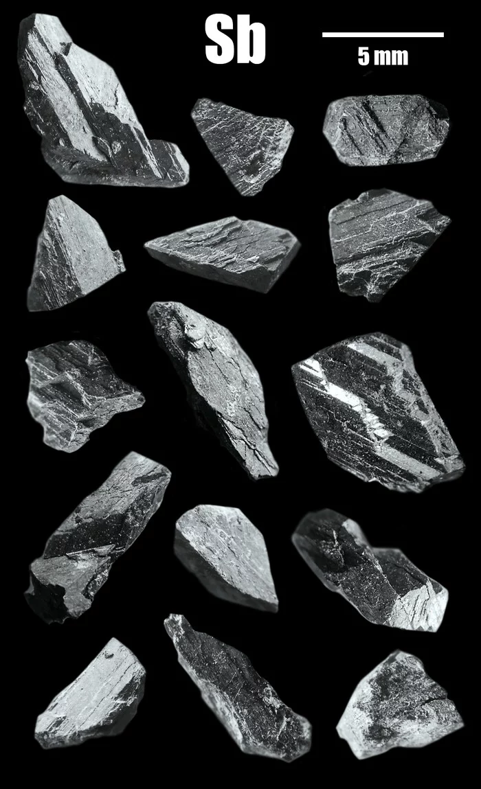 antimony crystals - My, Antimony, Chemistry, League of chemists, Crystals, The elements