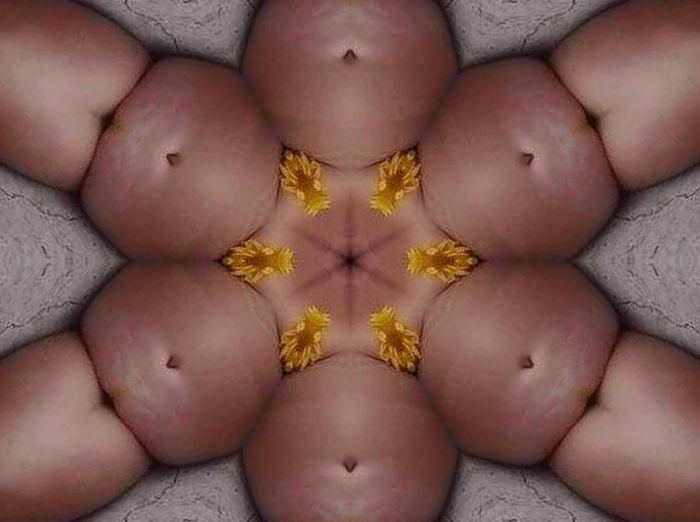 kaleidoscope navel - Navel, Kaleidoscope, Symmetry, It seemed