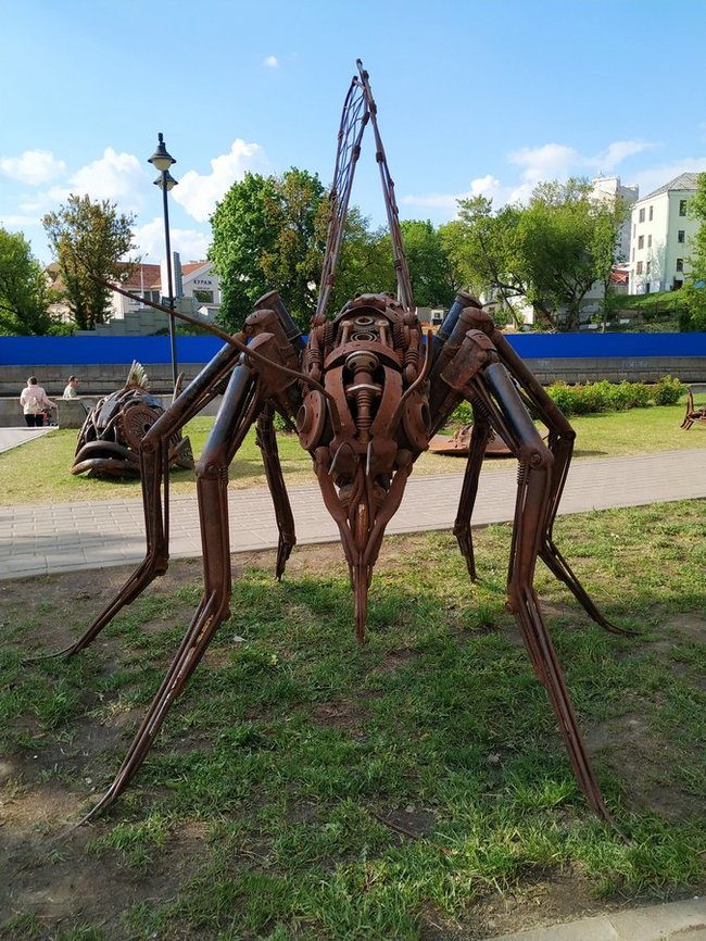 They came in peace.... - My, Sculpture, Metal, Longpost