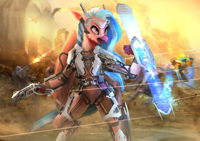 Hippogriff Troop My Little Pony, Silverstream, , MLP Military,  , , , Aidelank