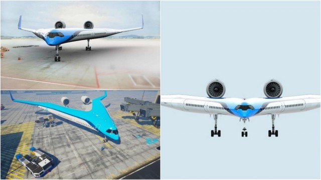 The Flying-V concept will significantly save fuel - Aviation, Aircraft construction, Airplane, Netherlands, Engineer, Design, Video, Longpost, Netherlands (Holland)