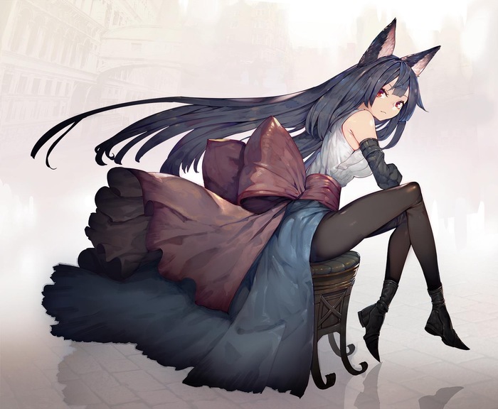 Imaizumi kagerou - Anime, Anime art, Touhou, Imaizumi kagerou, 