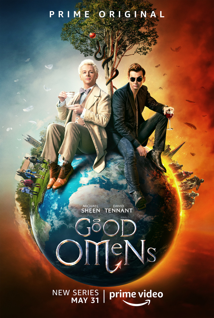 Beautiful and inaccurate impressions of Good Omens. - My, Good signs, BBC, David Tennant, Fantasy, Comedy, Terry Pratchett, Neil Gaiman, Video, Longpost, Spoiler