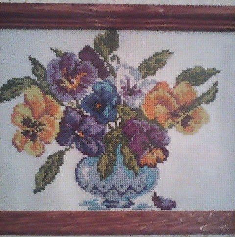 Hobby - My, Cross-stitch, Unusual bouquets