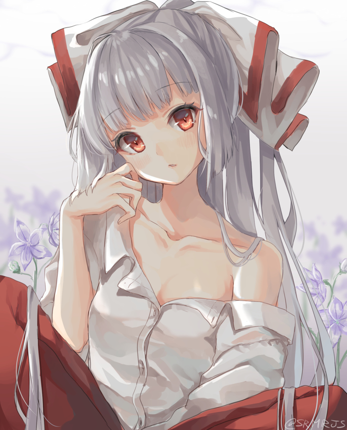 Fujiwara No Mokou Touhou, Fujiwara No Mokou, Anime Art, ,  , Shiromoru