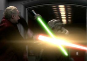 Chop or stab? Why do Jedi and Sith swing their lightsabers like sabers? - My, Star Wars, Fencing, Jedi, Sith, GIF, Longpost, Yandex Zen