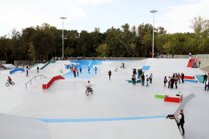 Skatepark in Ostankino park - My, Moscow, Ostankino, Skate, Skate park, Video, Longpost