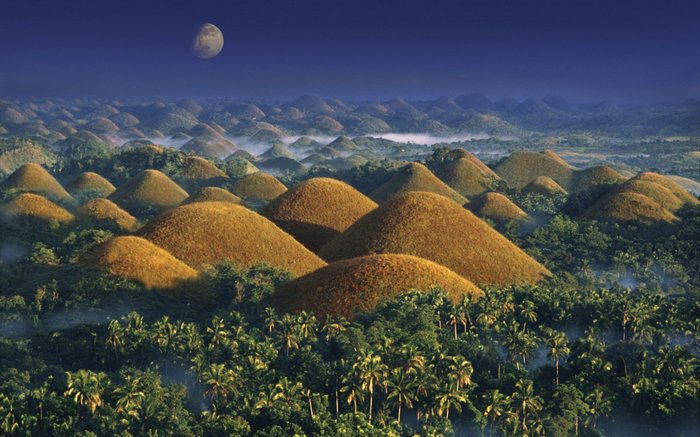 Chocolate Hills in the Philippines - Philippines, The hills, Beautiful view