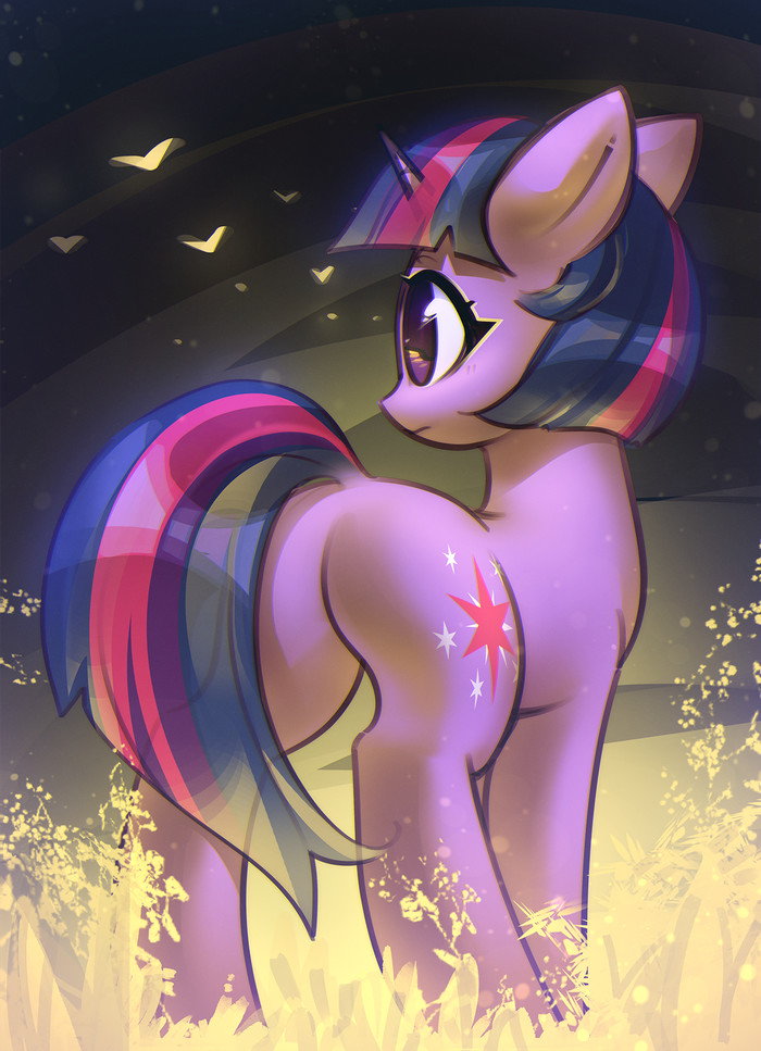 Твайка - My Little Pony, PonyArt, Twilight sparkle, Mirroredsea