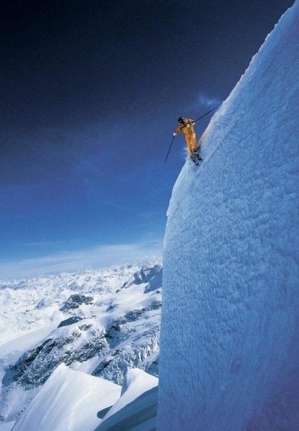 The steepest slope - Ski slope, The mountains, Resort, Austria