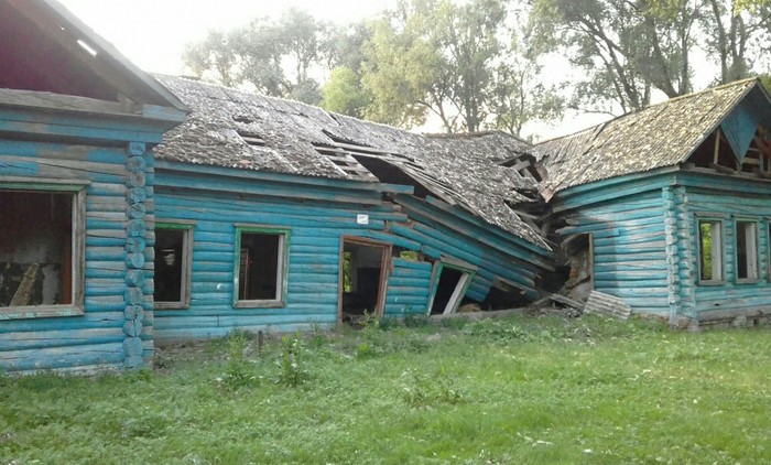 Trubchesky KFOR - My, House of culture, Bryansk, Bryansk region, Trubchevsk, Ruins