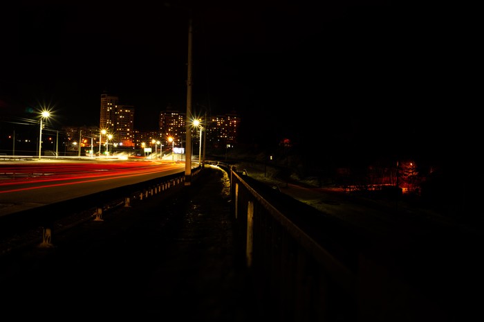 Night Vitebsk - My, Republic of Belarus, Vitebsk, View from above, Night city, The photo, Long exposure, Photographer, Night, Longpost