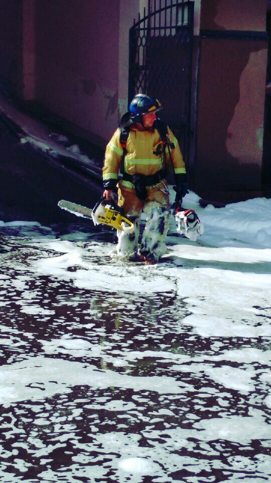 Hero - Hero of our time, Firefighters, Work, Tyumen