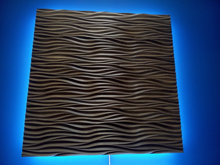 Illuminated decorative panels - My, 3D, Longpost, Decor, Video, Milling, CNC