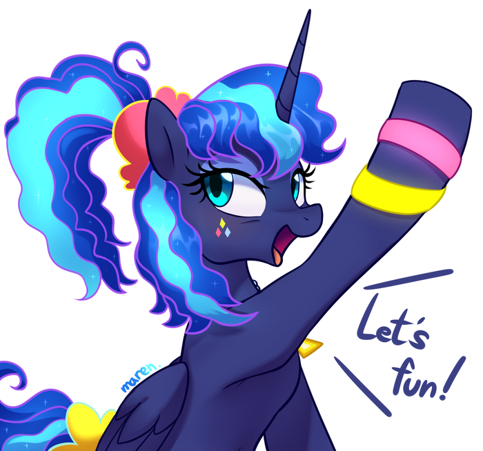  My Little Pony, Ponyart, Princess Luna, Princess Celestia, Marenlicious, MLP Season 9, , 