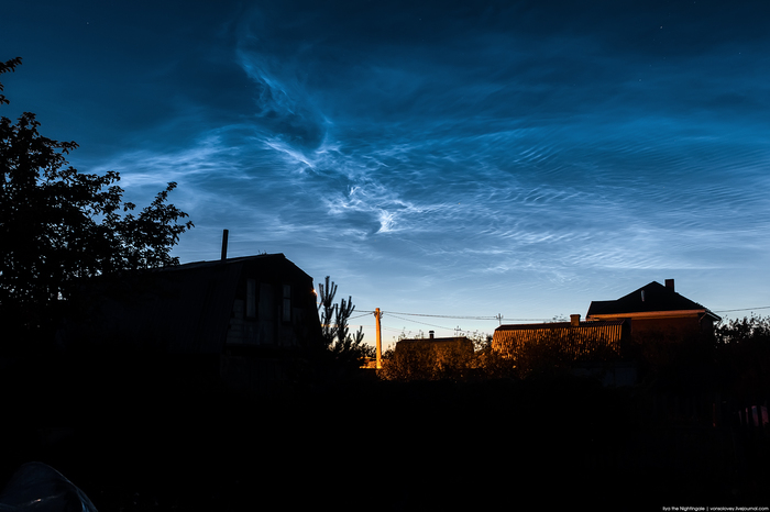 At the edge of the atmosphere - My, Noctilucent clouds, Astronomy, near space, Longpost