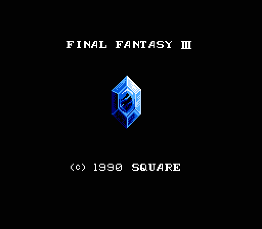 Final Fantasy III. Part 1 - My, 1990, Passing, Final Fantasy, Famicom, Nes, Square, JRPG, Retro Games, Longpost