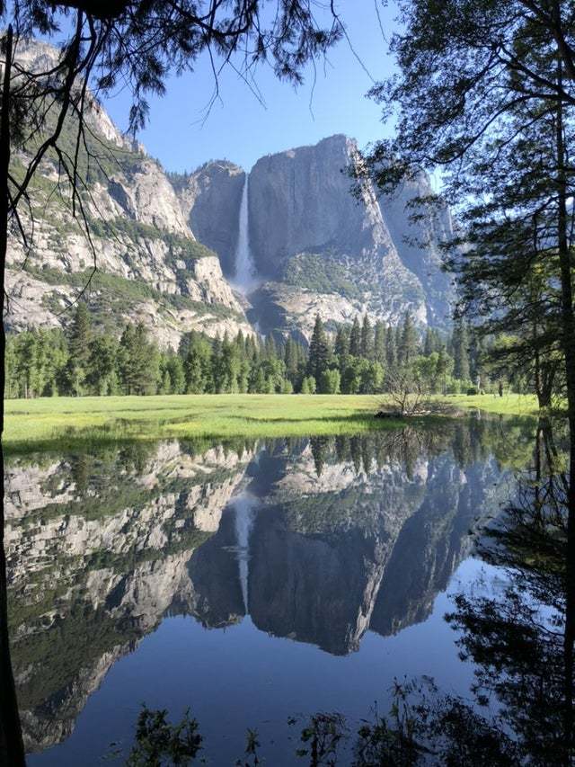 Йосемитские водопады - Красота природы, Фотография, Горы, Водопад, США, Национальный парк, Длиннопост