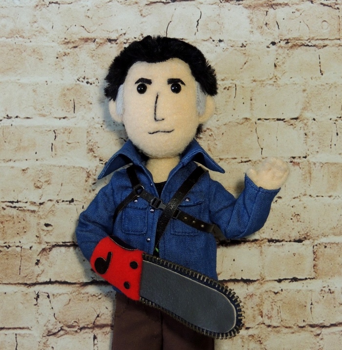 Ash Williams - My, Sewing, Ash vs. the Sinister Dead, Longpost, Doll, Handmade