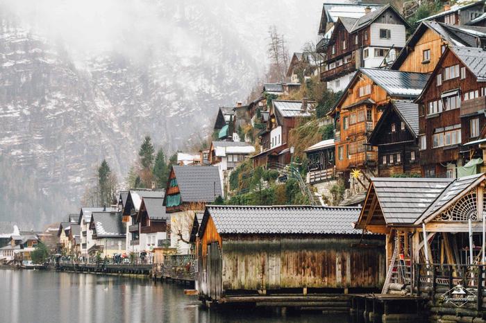 Hallstatt - My, The photo, Travels, Nature, Winter, Architecture, Tourism, Travel, Hallstatt