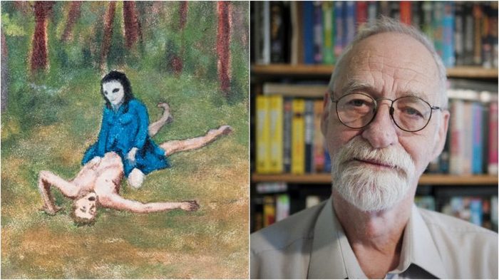 David Huggins is an artist who has been sleeping with aliens since the age of 17 and draws it in his paintings. - UFO, Aliens, Sex, Artist, Longpost