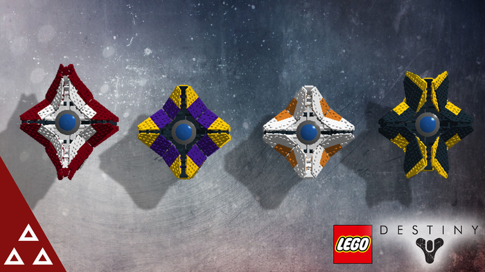 Lego (Megabloks) Destiny Ghosts (Лего призраки/собрание) LEGO, Destiny, Игры, Destiny 2, Длиннопост, Ghost (Destiny)