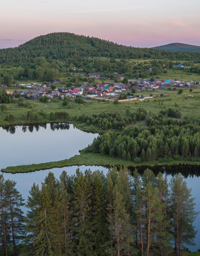 After sunset - My, Village, Summer, River, Ural, Sverdlovsk region